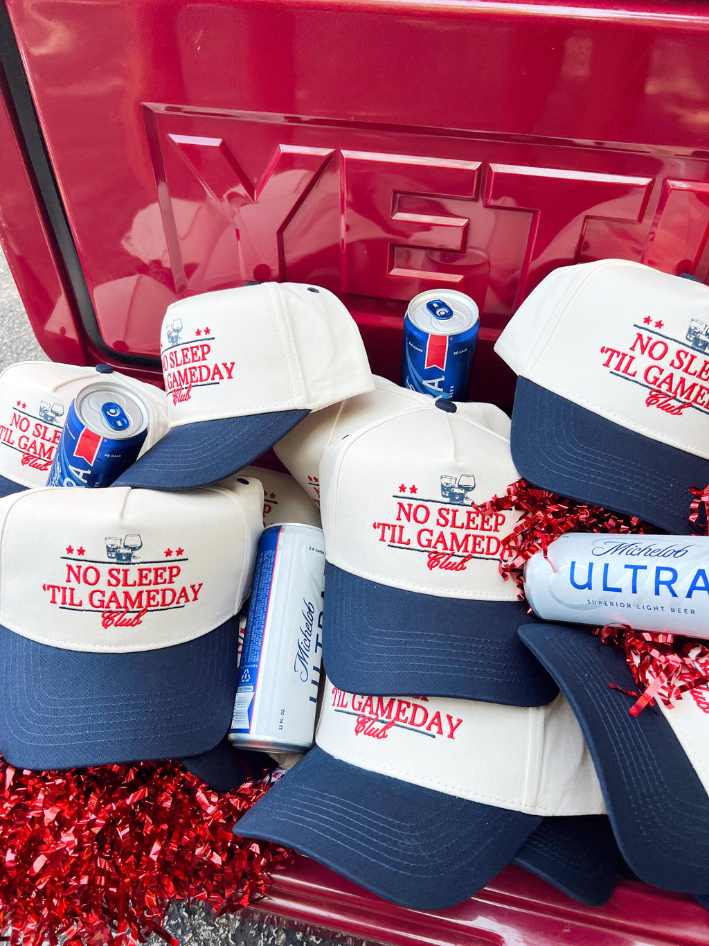 No Sleep Til' Gameday Vintage Trucker Hat