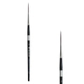 Trekell Crimson Taklon #2 Script/Rigger Brush - Short Handle