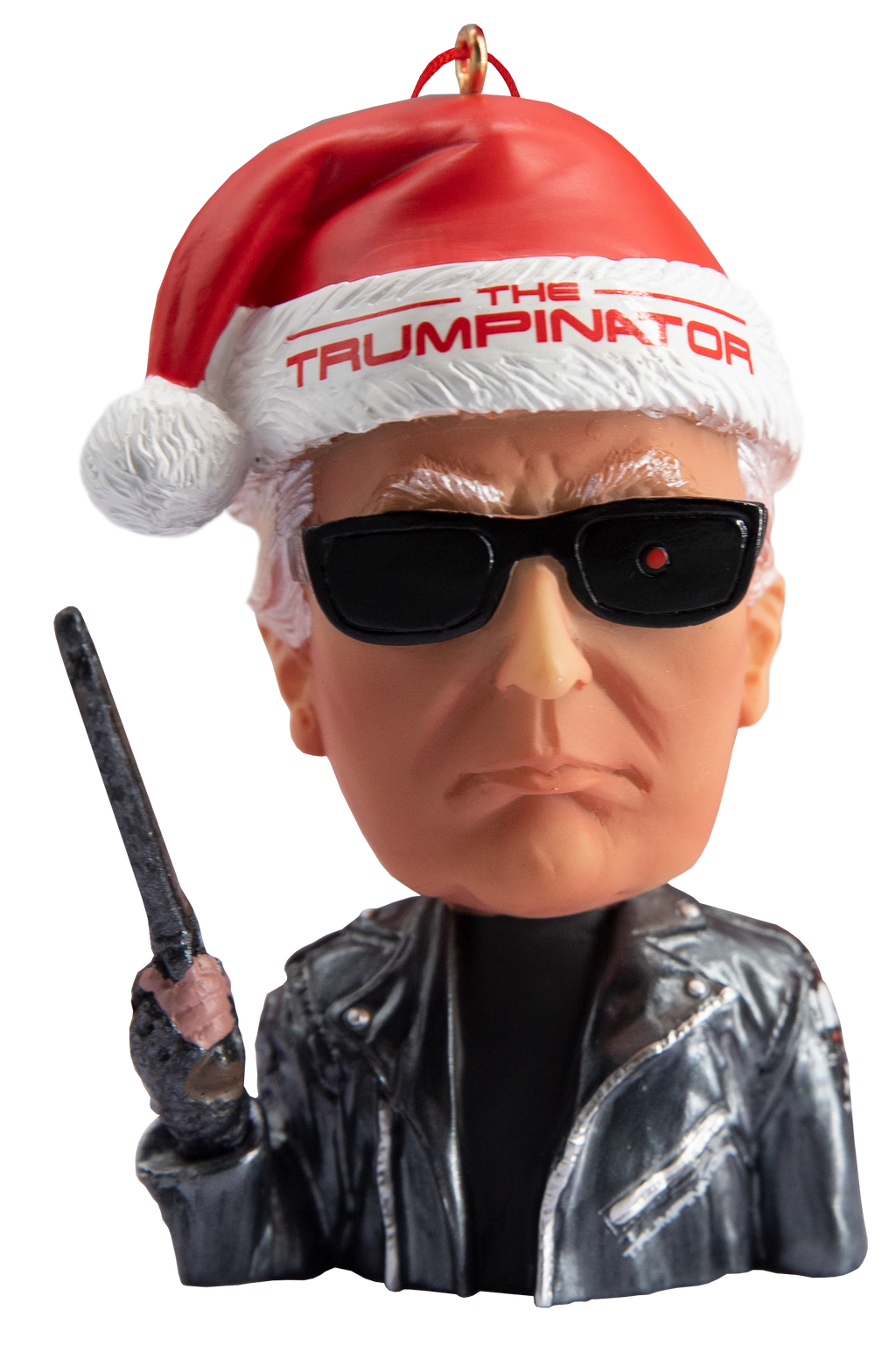 trumpinator christmas ornament front