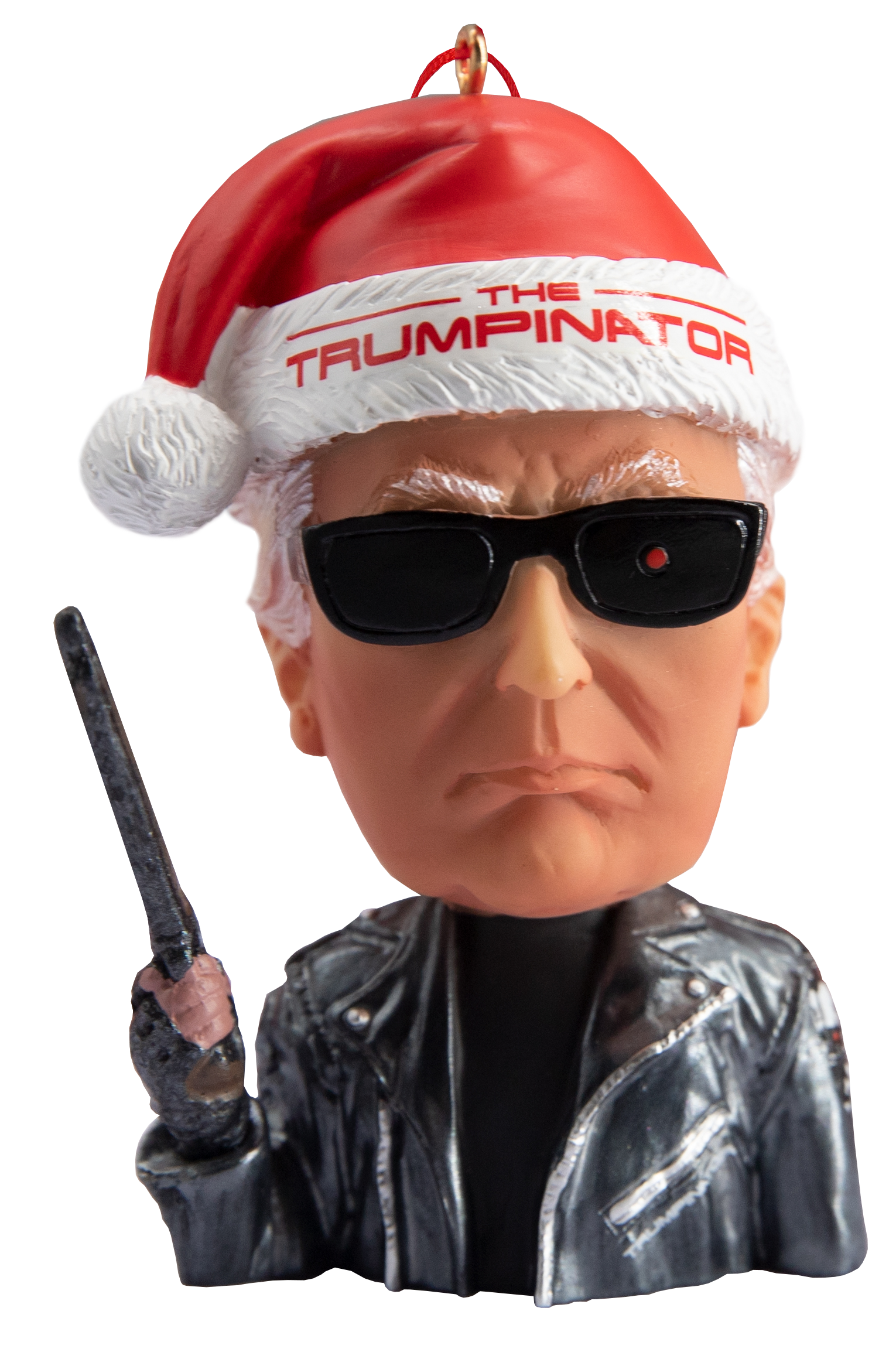trumpinator christmas ornament front