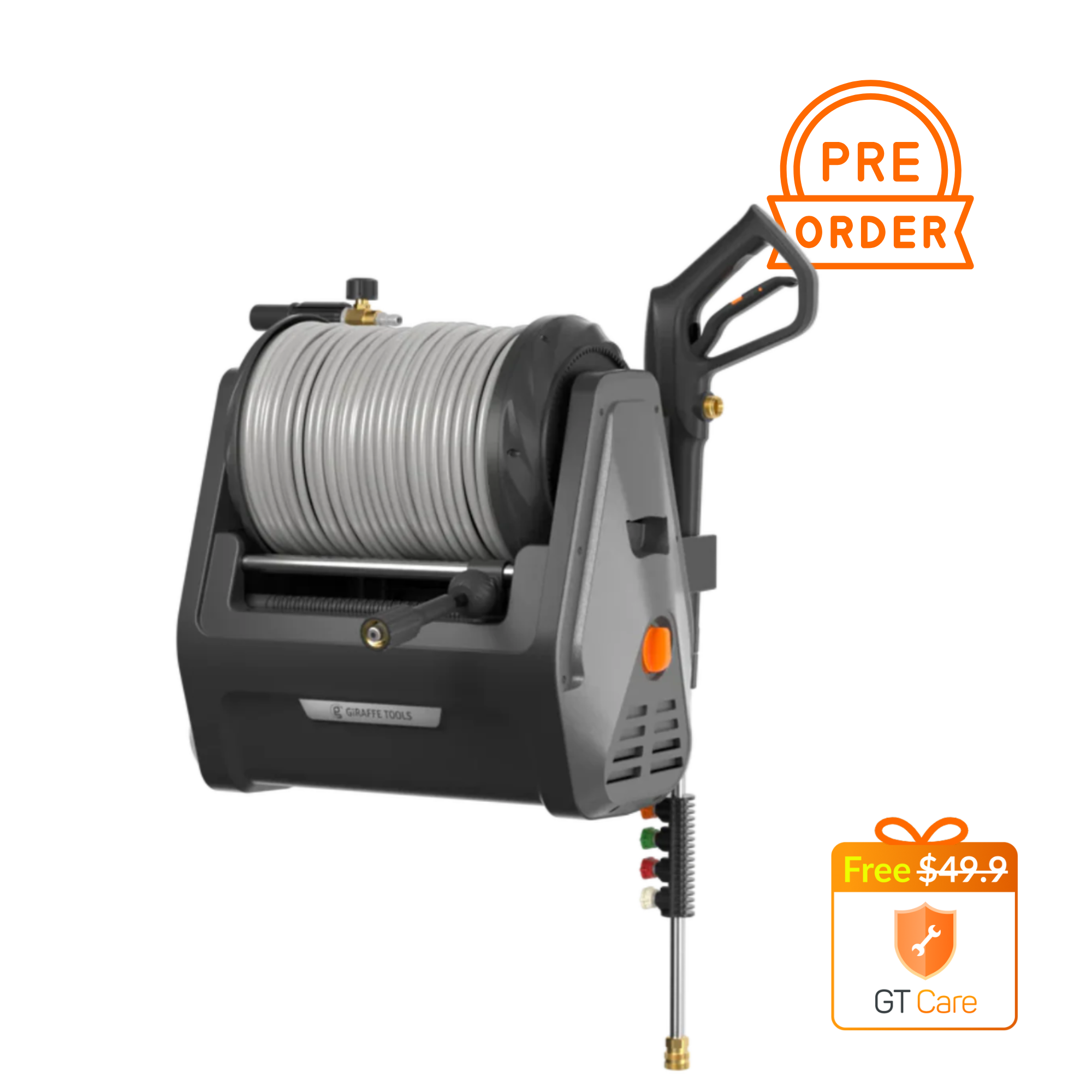 Grandfalls Retractable Pressure Washer Plus