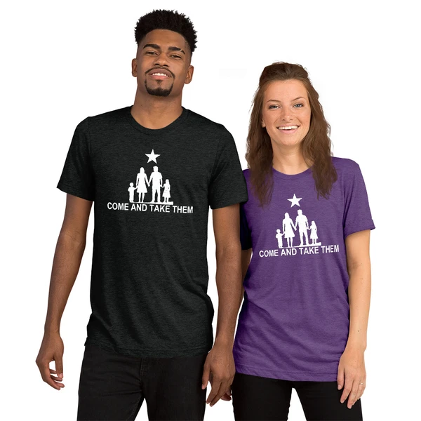 Come and Take them Anti-War TriBlend Short sleeve t-shirt