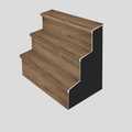 Barrell Stair Tread Eased Edge Molding - MSI Everlife