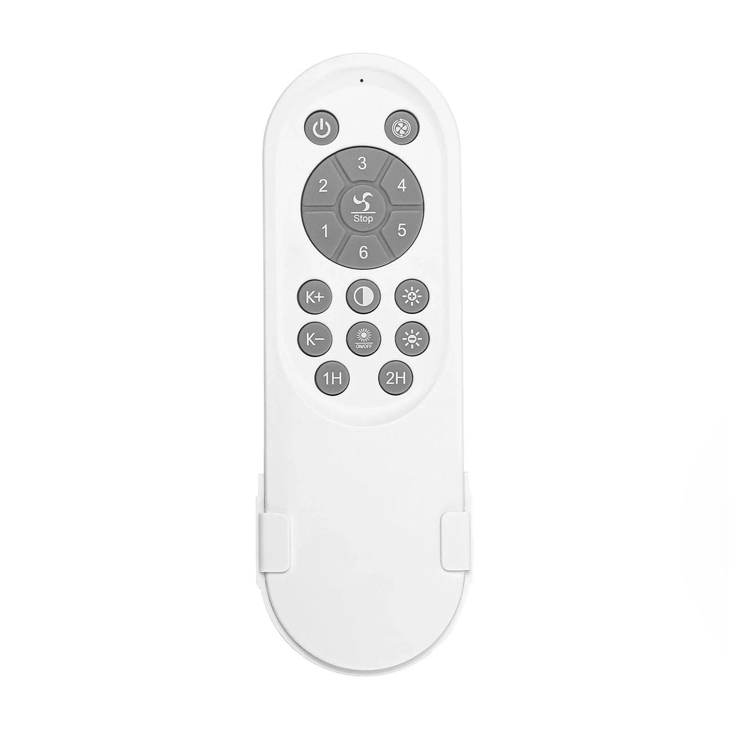 Vaczon 42 Inch DC Motor Modern Downrod Ceiling Fan with LED Light and Remote Control