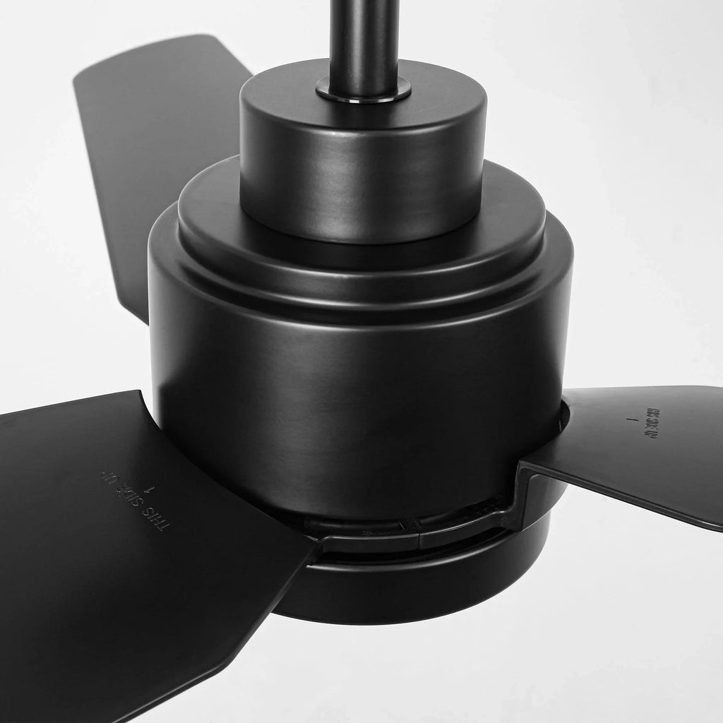 Vaczon 42 Inch DC Motor Modern Downrod Ceiling Fan with LED Light and Remote Control