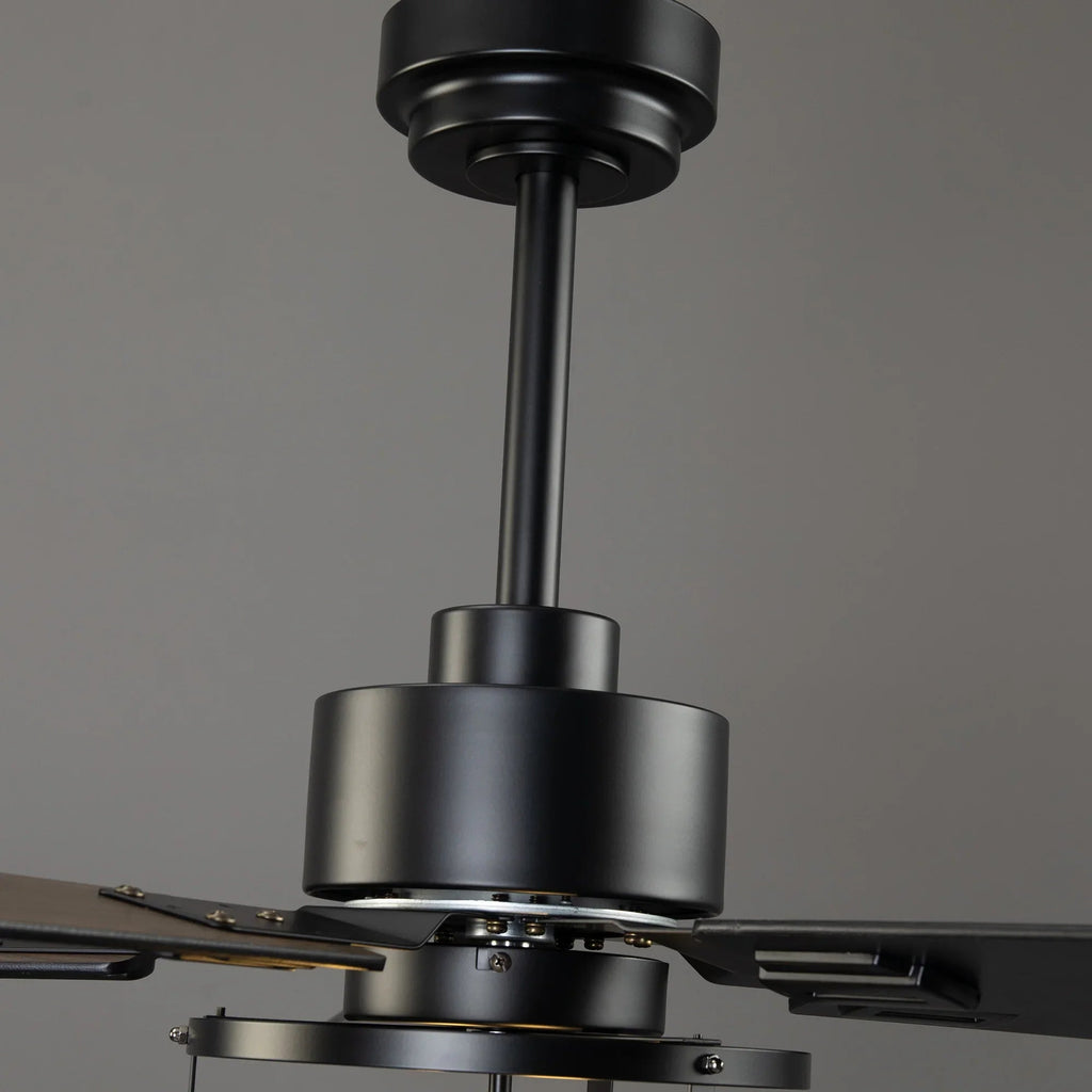 Vaczon 52 Inch 60 Inch Industrial Downrod Ceiling Fan with Light and APP & Remote Control