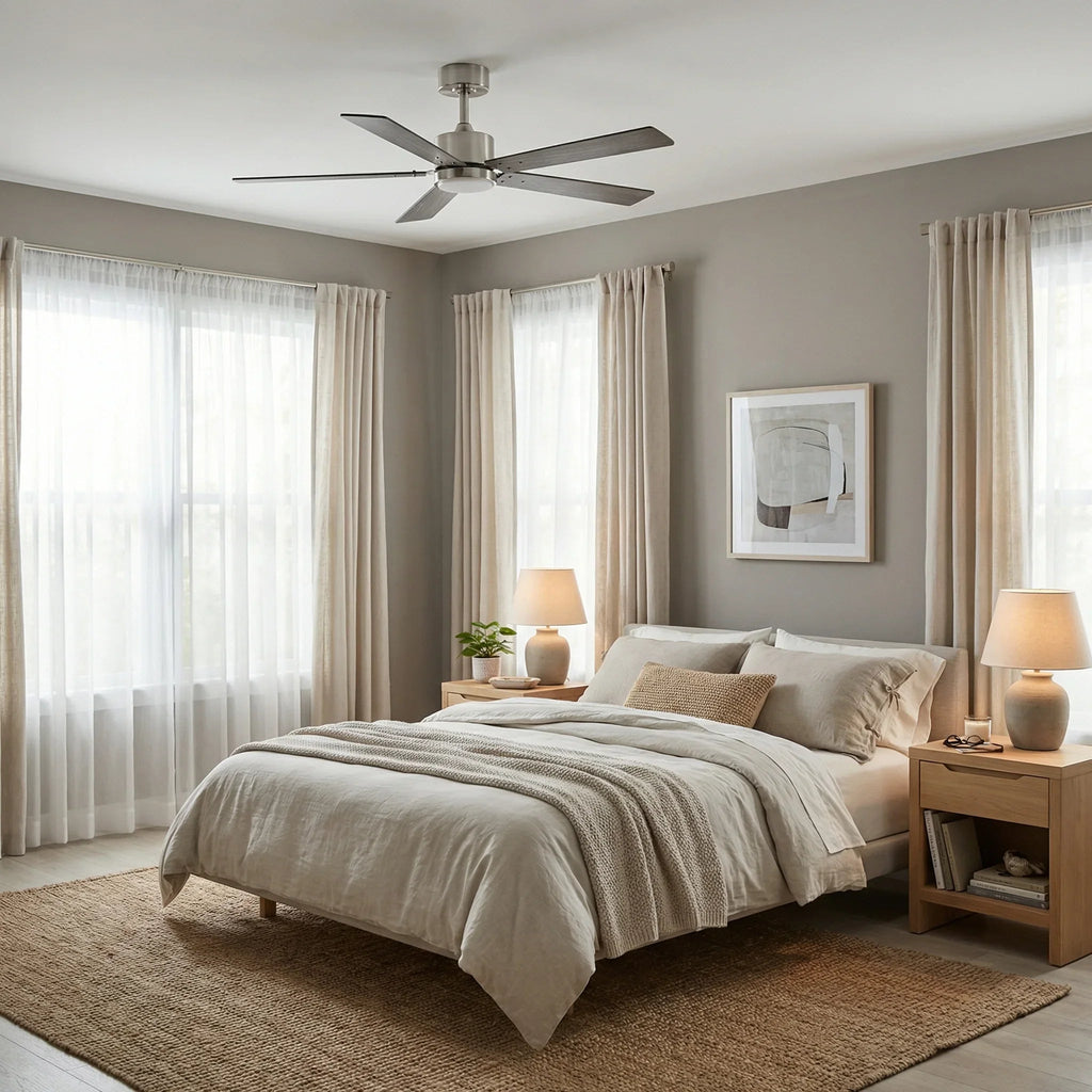 Vaczon 52" DC Motor Ceiling Fan with LED Lighting and Remote Control