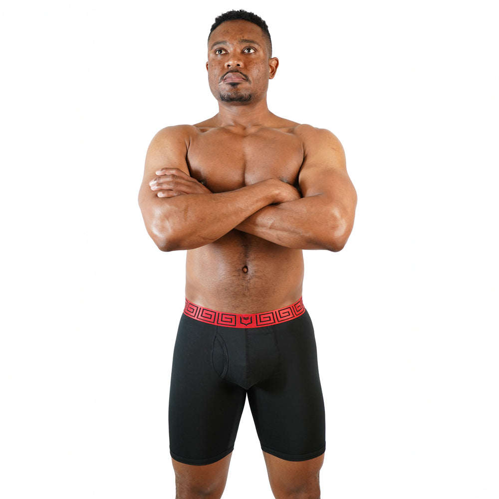 Pouch Boxer Briefs for Men – SHEATH V Modal 8" Front View