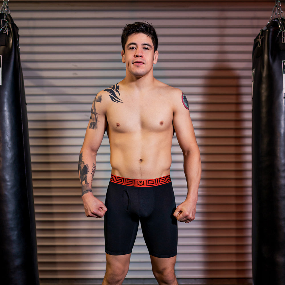 Pouch Boxer Briefs for Men – SHEATH V Modal 8" Front View