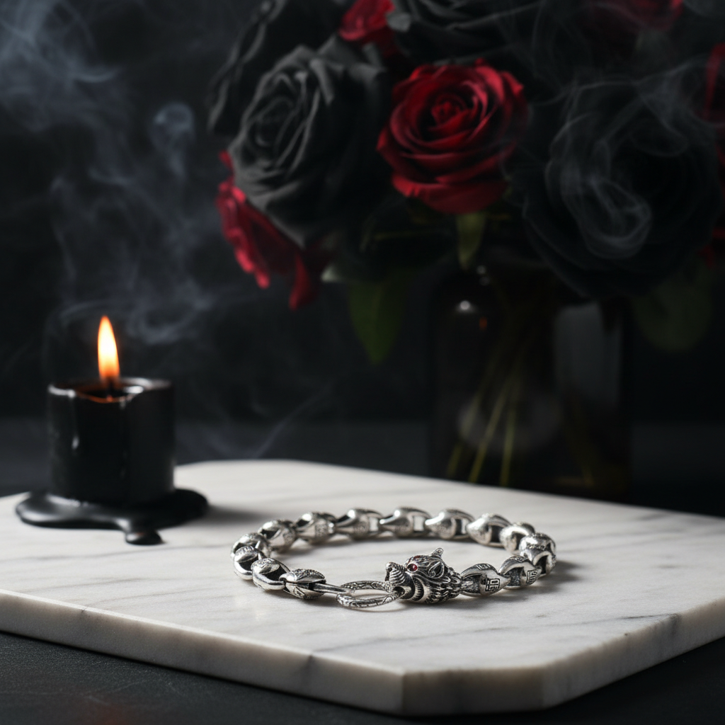 Vintage Ethnic Mantra Gothic Bracelet
