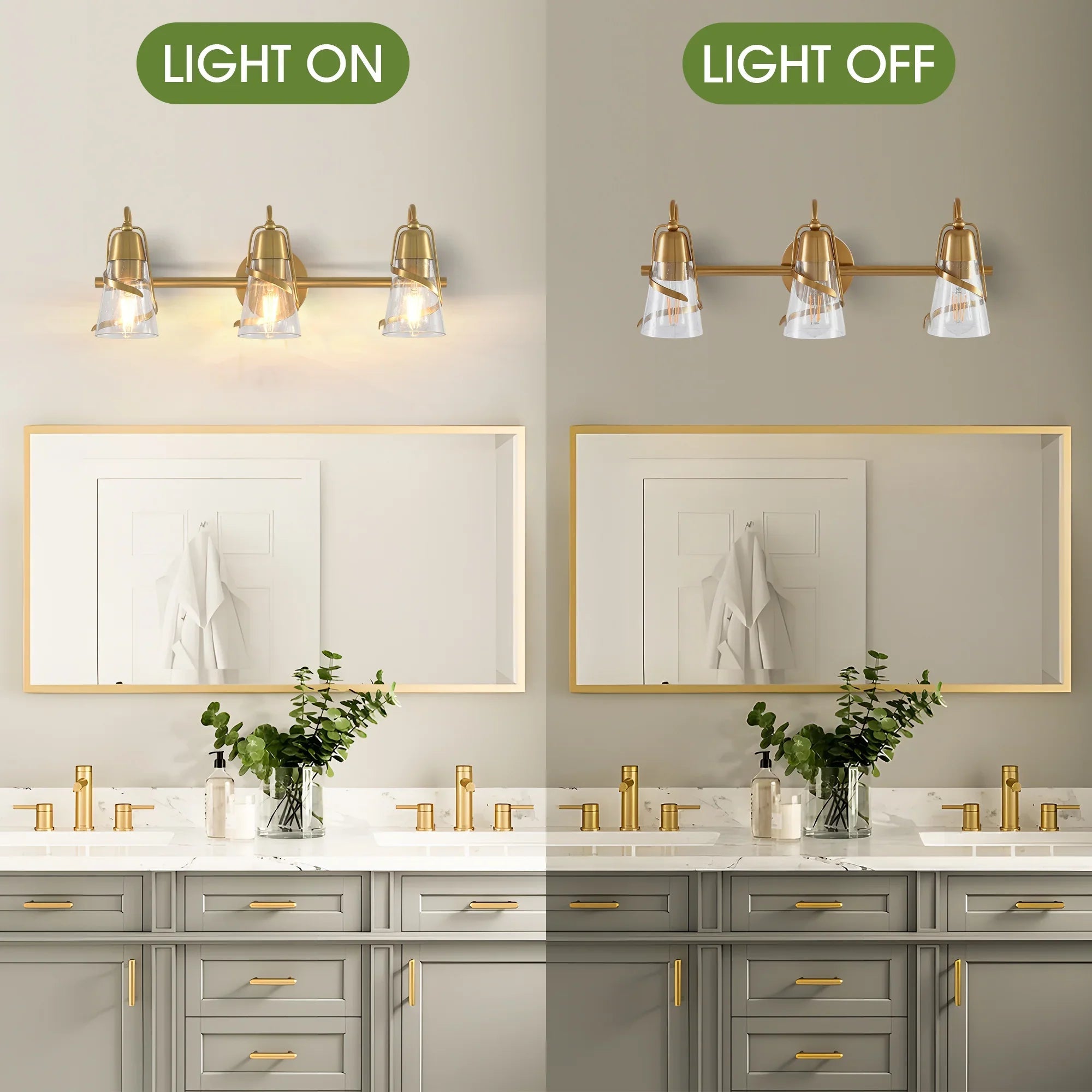 24 Inch Payne 3-Light Mirror Vanity Light
