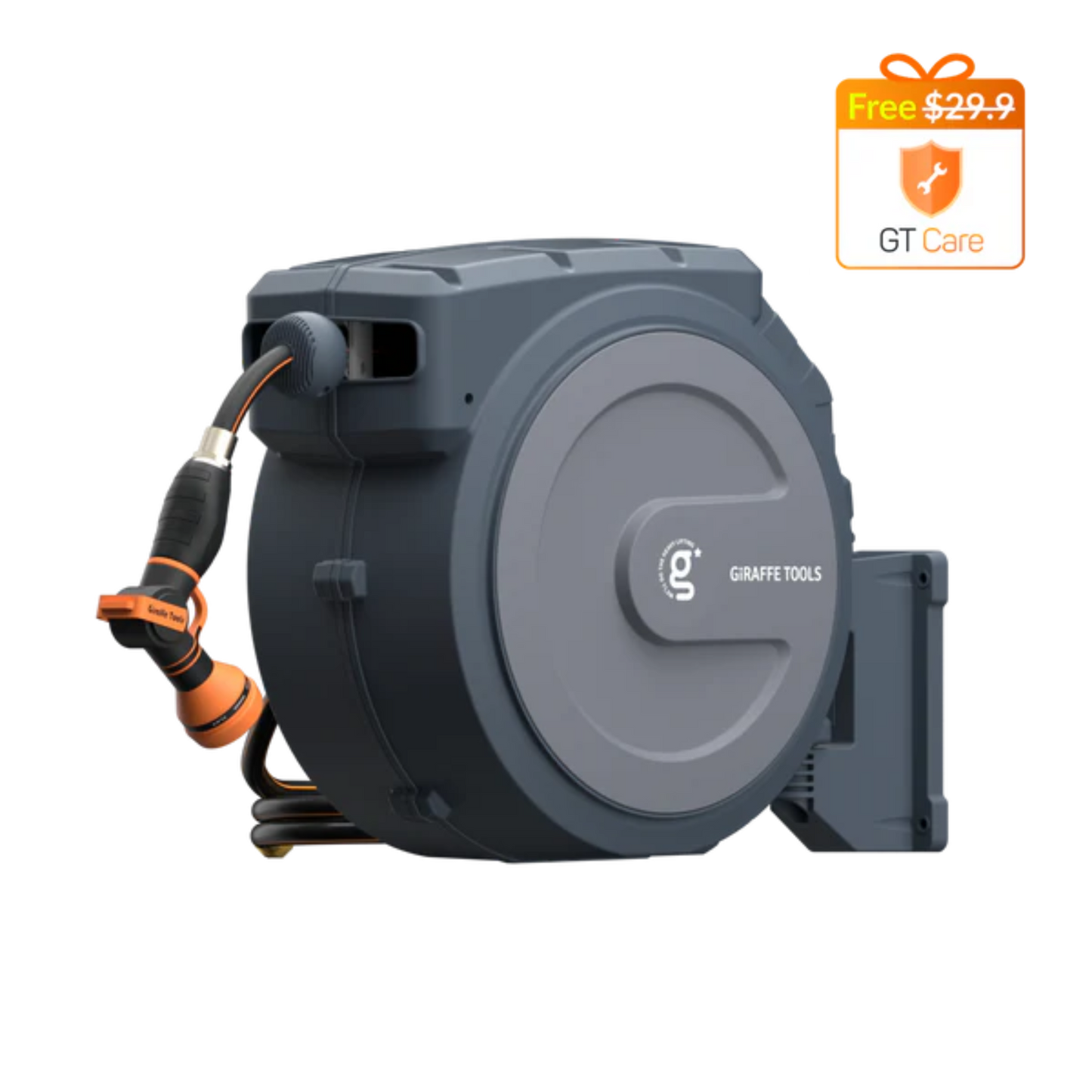 Retractable Garden Hose Reel 62ft-155ft
