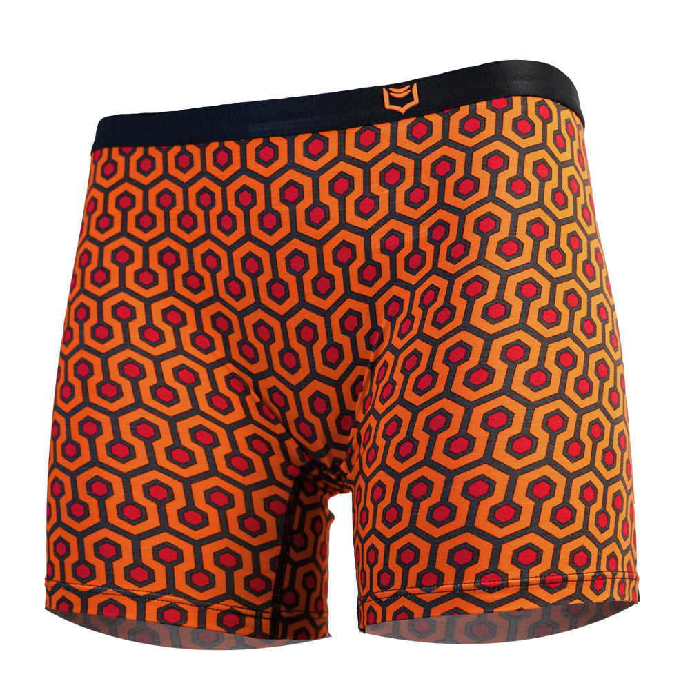 SHEATH Women's Bamboo Hexagon Long Leg Boxer Brief