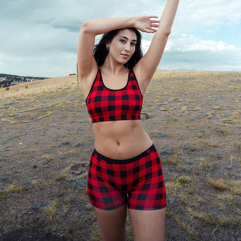 Long leg boxers for women in bamboo fabric blend