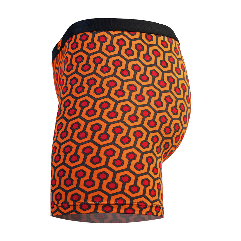 SHEATH Women's Bamboo Hexagon Long Leg Boxer Brief