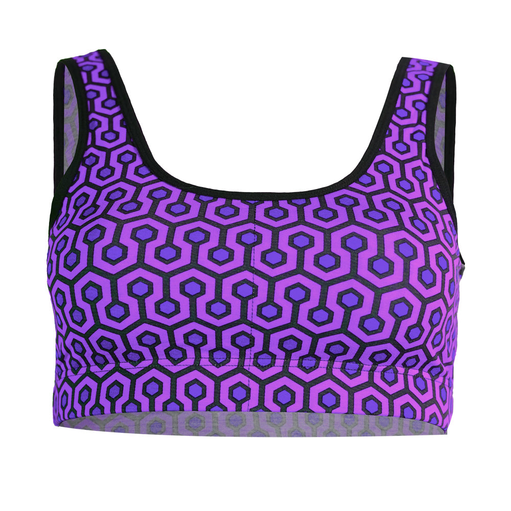 SHEATH Bamboo Hexagon Padded Comfort Bralette