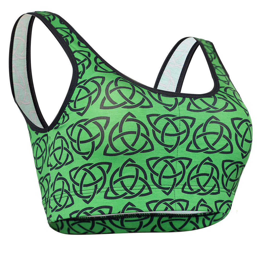 Womens padded bralette made from bamboo fabric blend