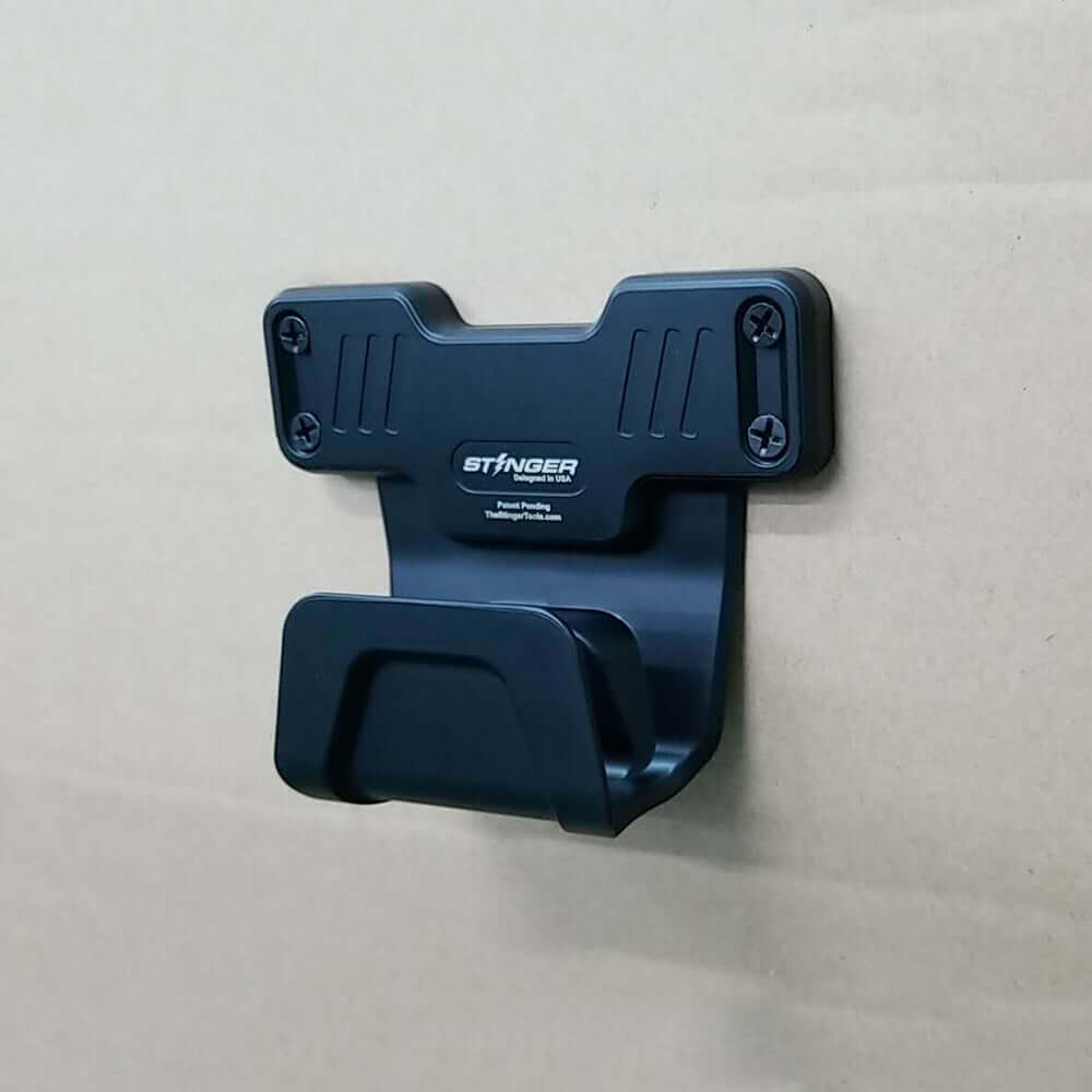 Stinger Magnetic Gun Mount w/ Safety Trigger Guard Protection, w/ Sticky Pad Non-Drill Solution (Black 2-Pack)