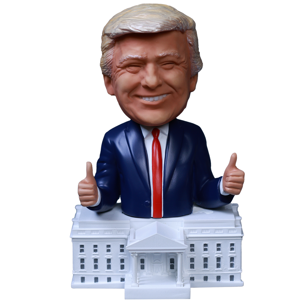 President Trump White House Bobblehead – Proud Patriot collectible figure