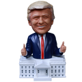 President Trump White House Bobblehead – Proud Patriot collectible figure