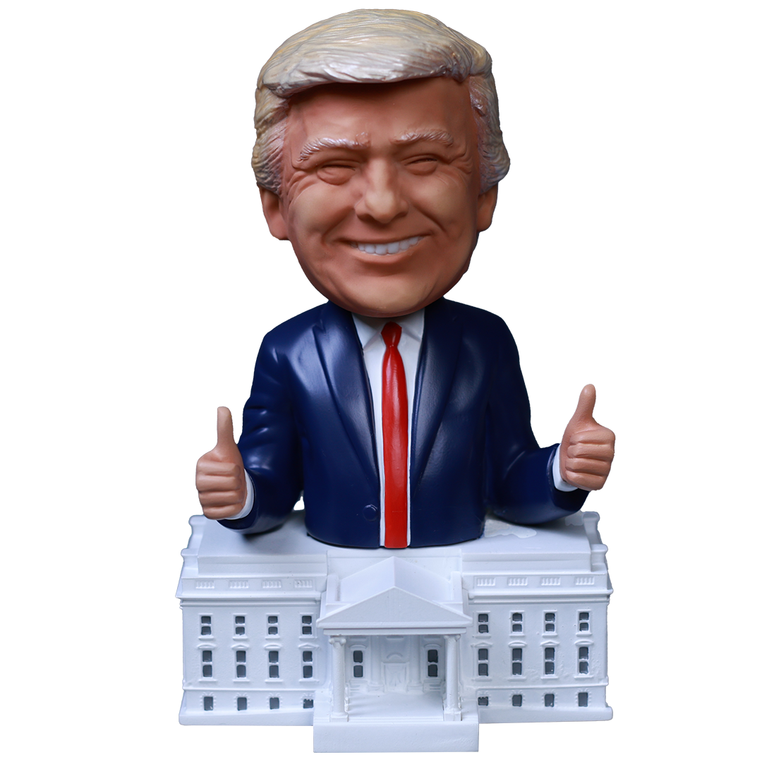 President Trump White House Bobblehead – Proud Patriot collectible figure