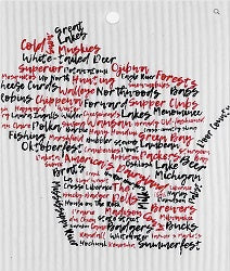 Wash Towel - Wisconsin Red/Black