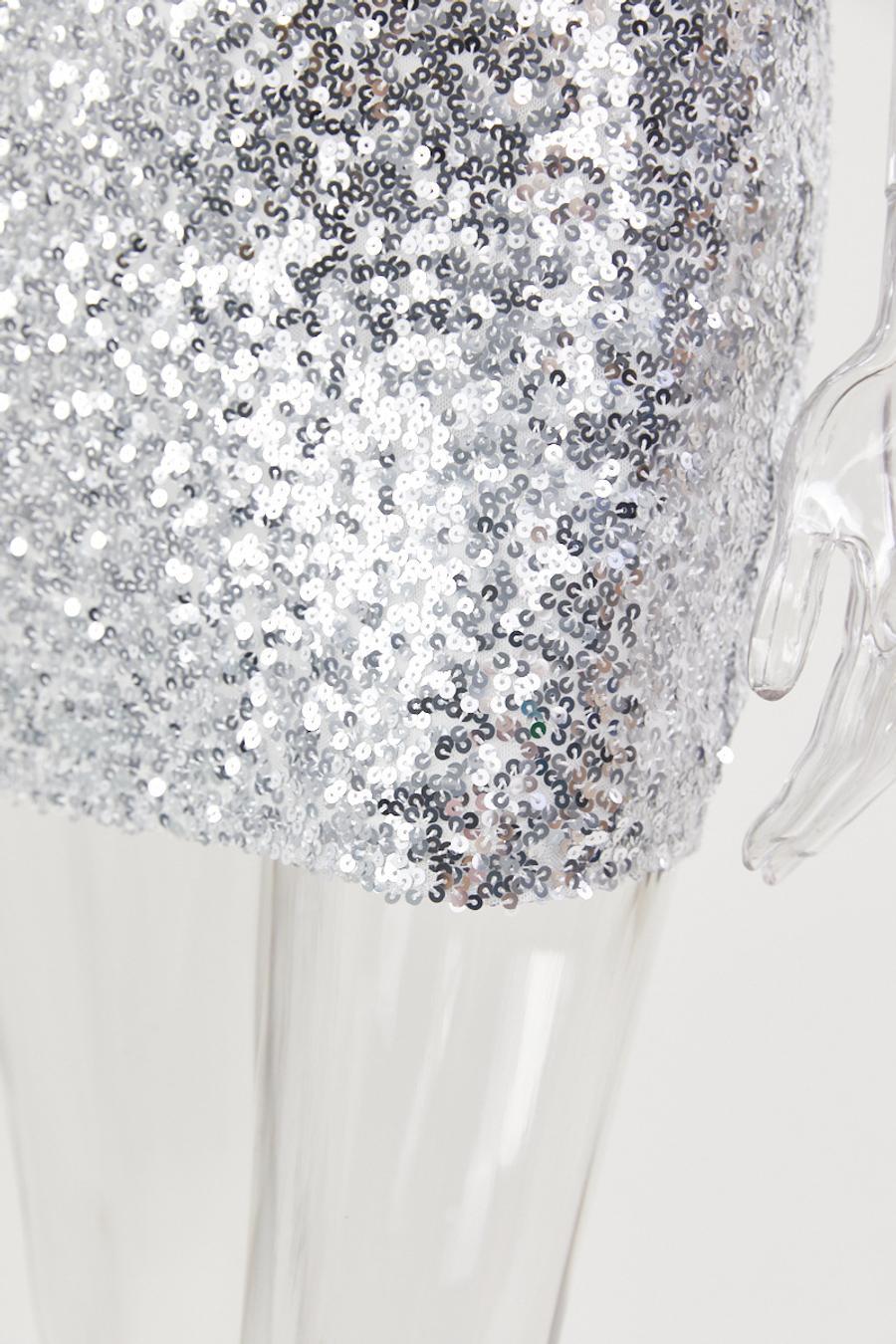 High quality sexy slight stretch sequined sling mini dress new add color