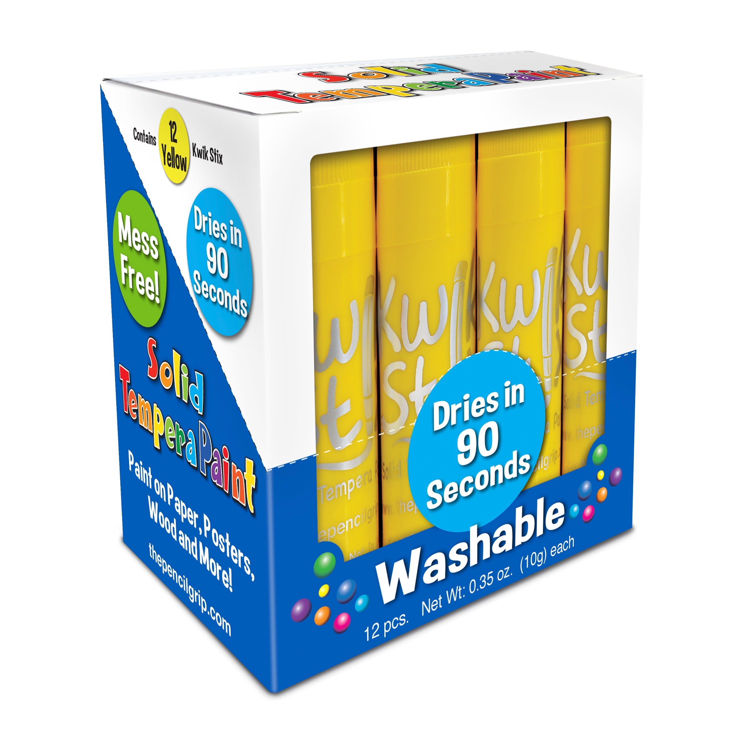 Single Colored Kwik Stix, Set of 12, Available in Various Colors
