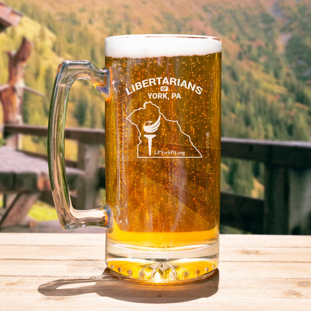 Libertarians of York PA Beer Mug
