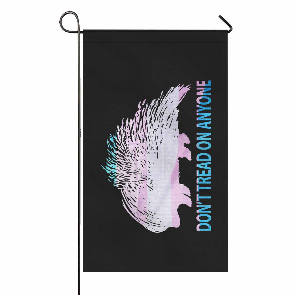 Don't Tread Porcupine - Trans Two Sided Flag