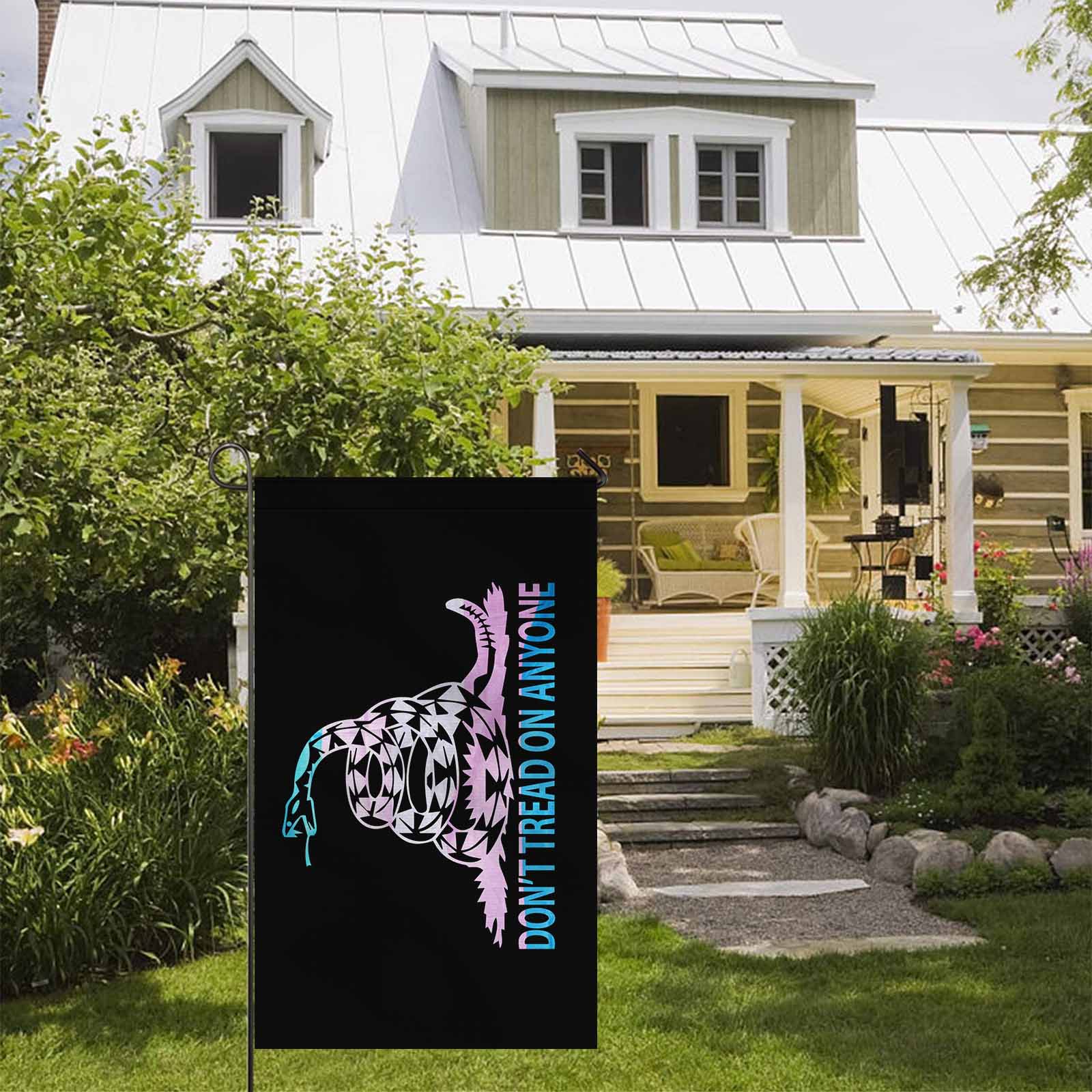 Don't Tread on Anyone - LGBT trans Two Sided Flag