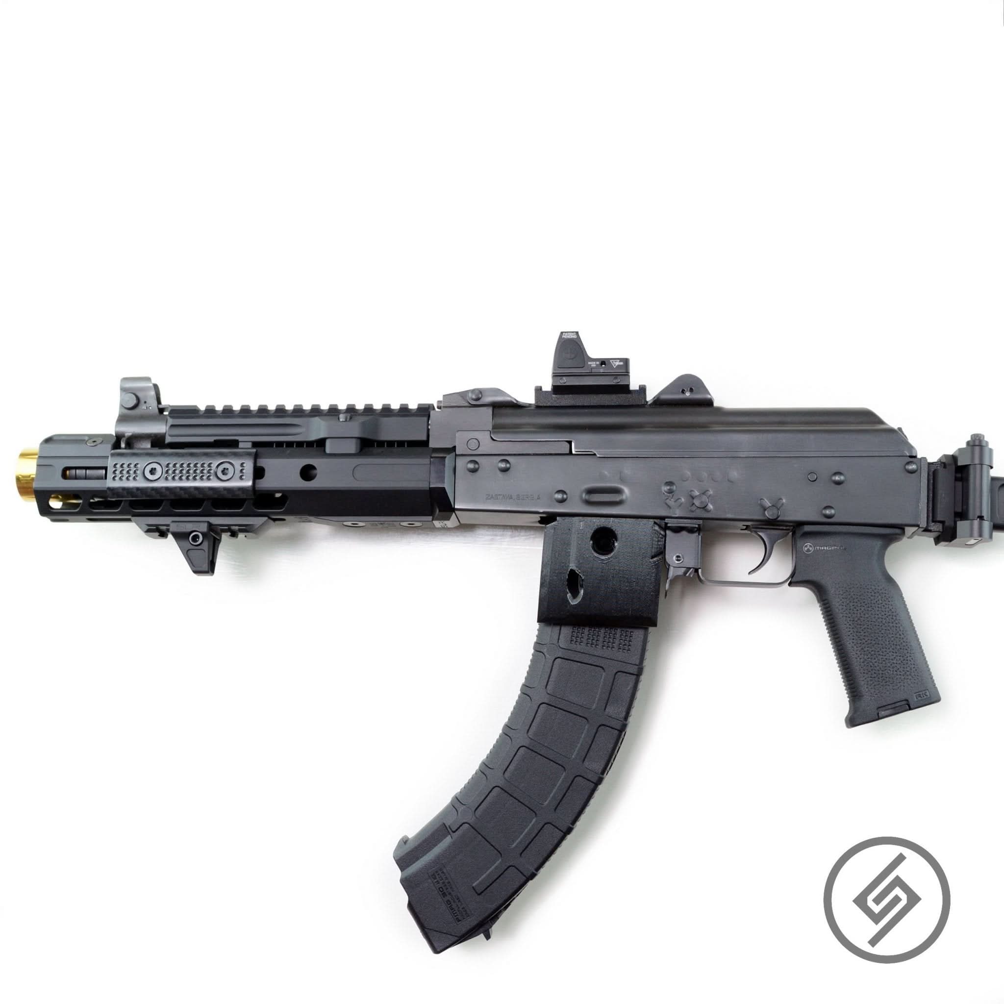 AK-47 Rifle + PMAG Wall Storage Hook