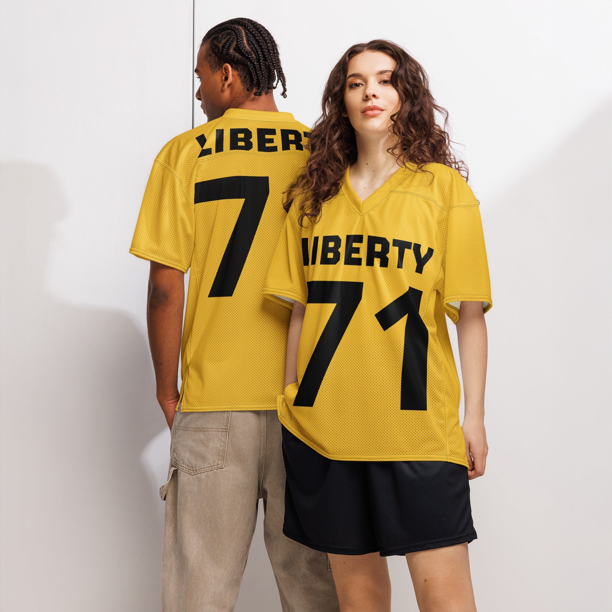Liberty SInce 71 football jersey