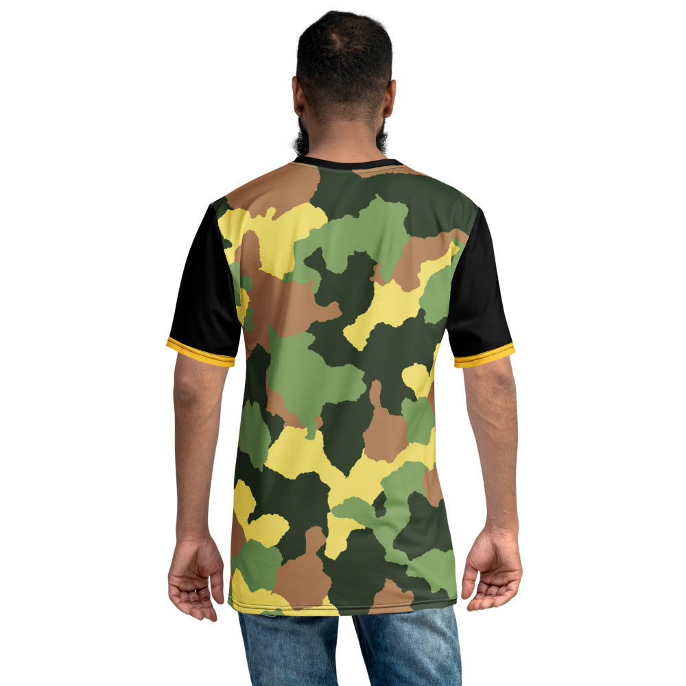 Say No to the Murder Cult Anti-war Ringer Tee Men's Camo T-shirt