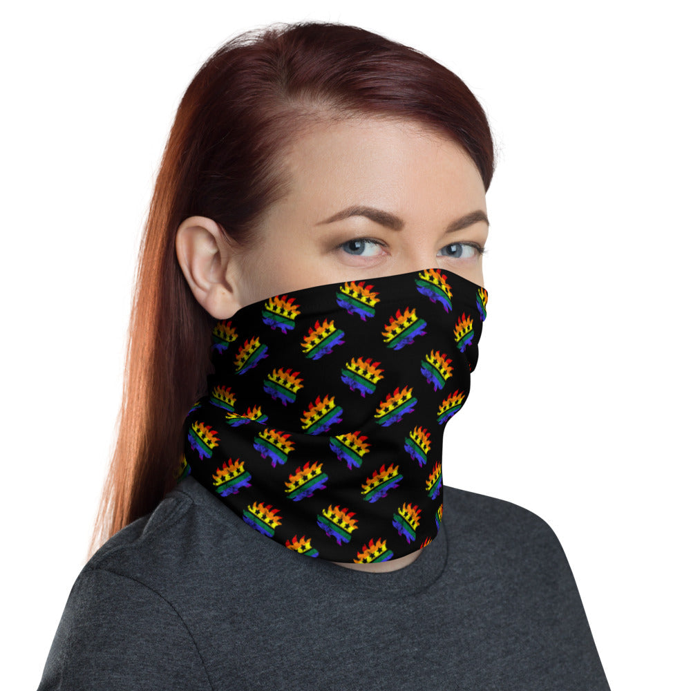 LGBTQ Porcupine Neck Gaiter (Black)