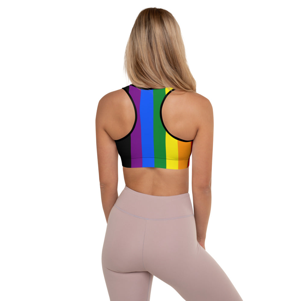 Don't Tread on Anyone LGBT Padded Sports Bra