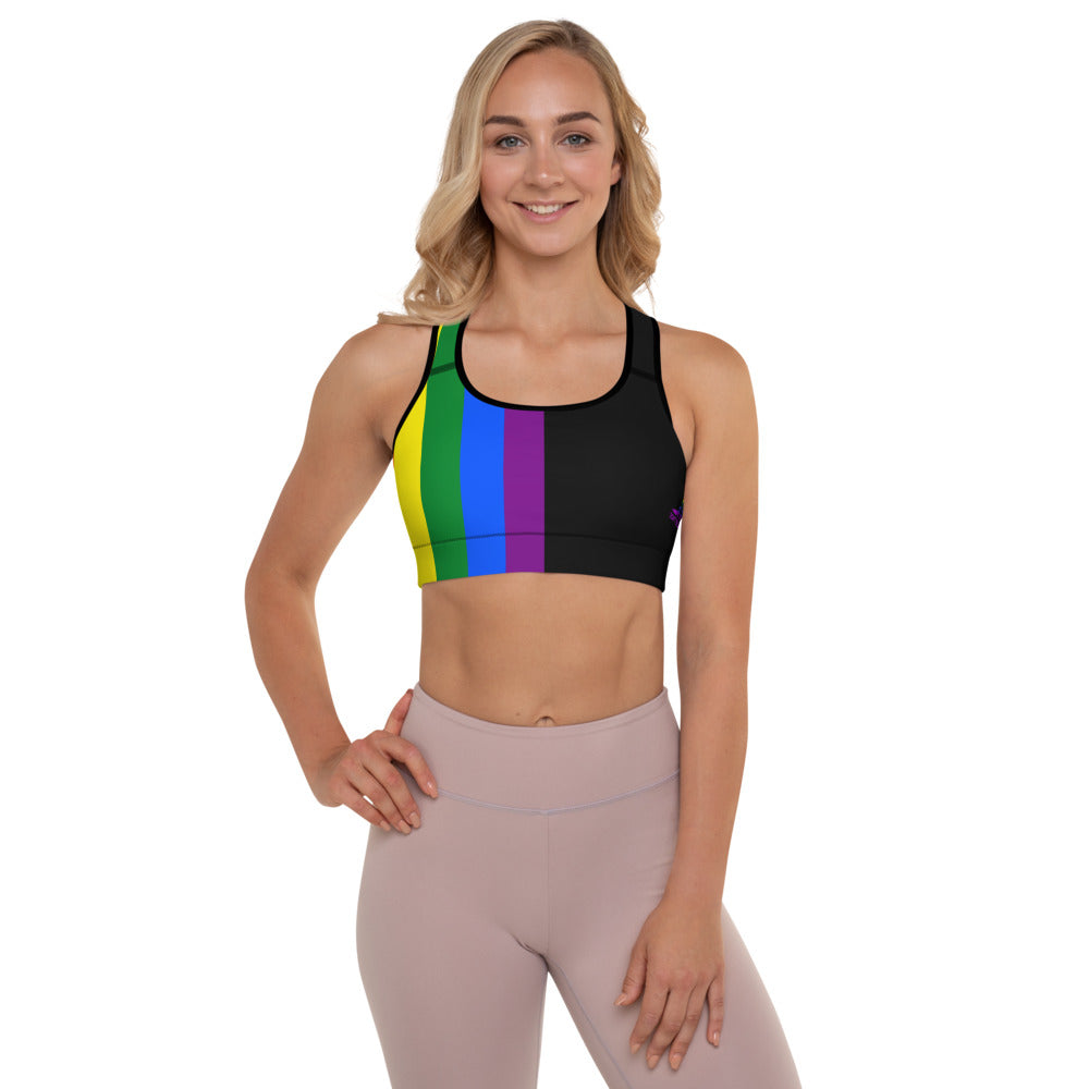 Don't Tread on Anyone LGBT Padded Sports Bra
