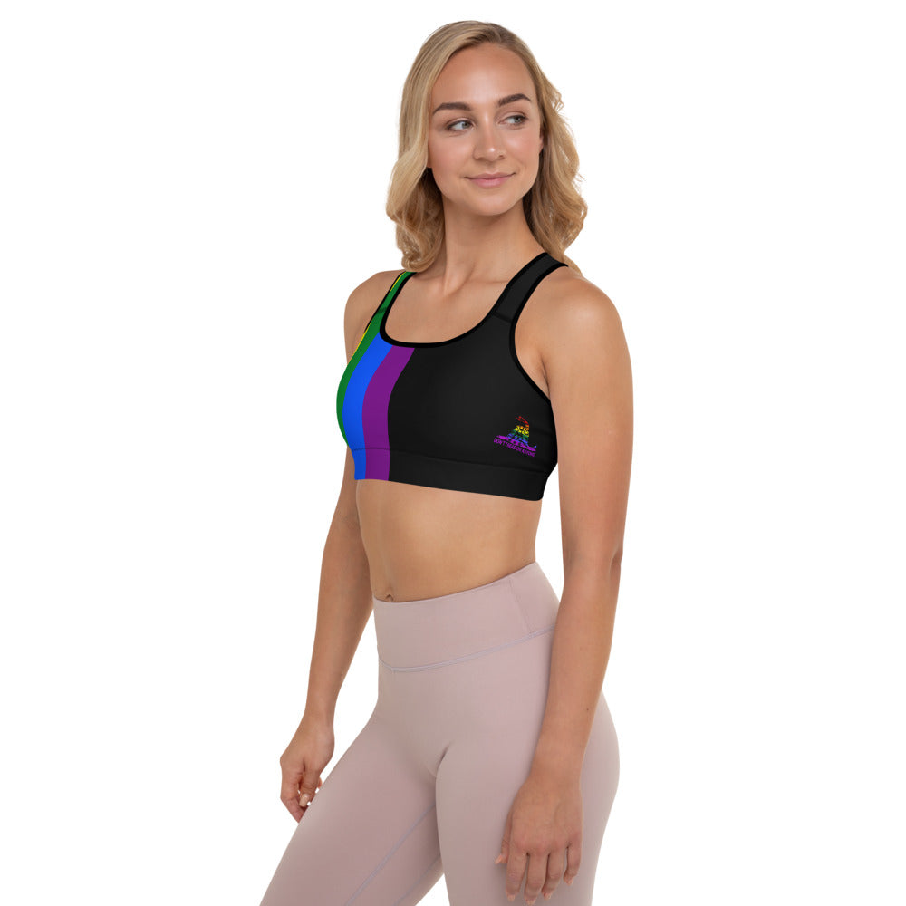 Don't Tread on Anyone LGBT Padded Sports Bra