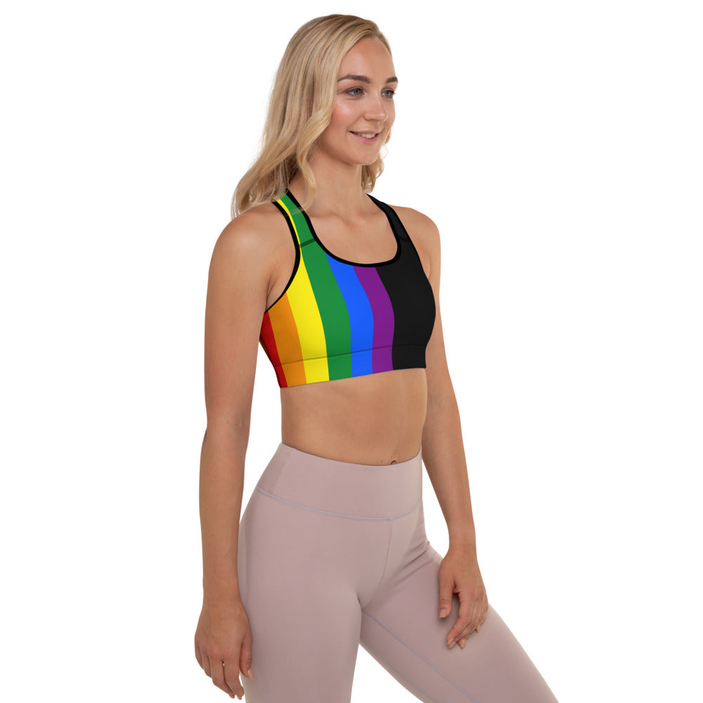 Don't Tread on Anyone LGBT Padded Sports Bra