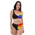 LGBTQ+ Recycled high-waisted bikini