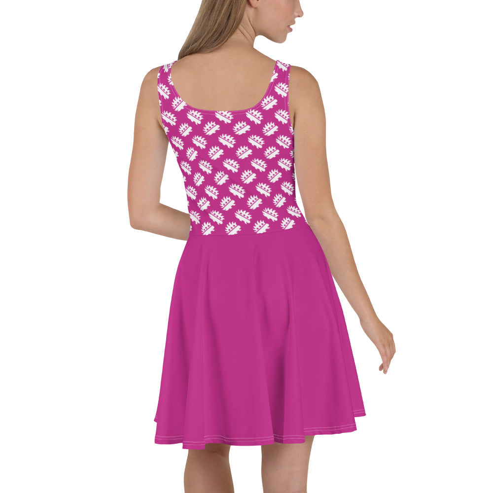Pink Porcupine Skater Dress