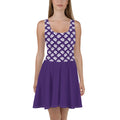 Purple Porcupine Skater Dress
