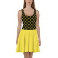 Ancap Anarchy Skater Dress (yellow)