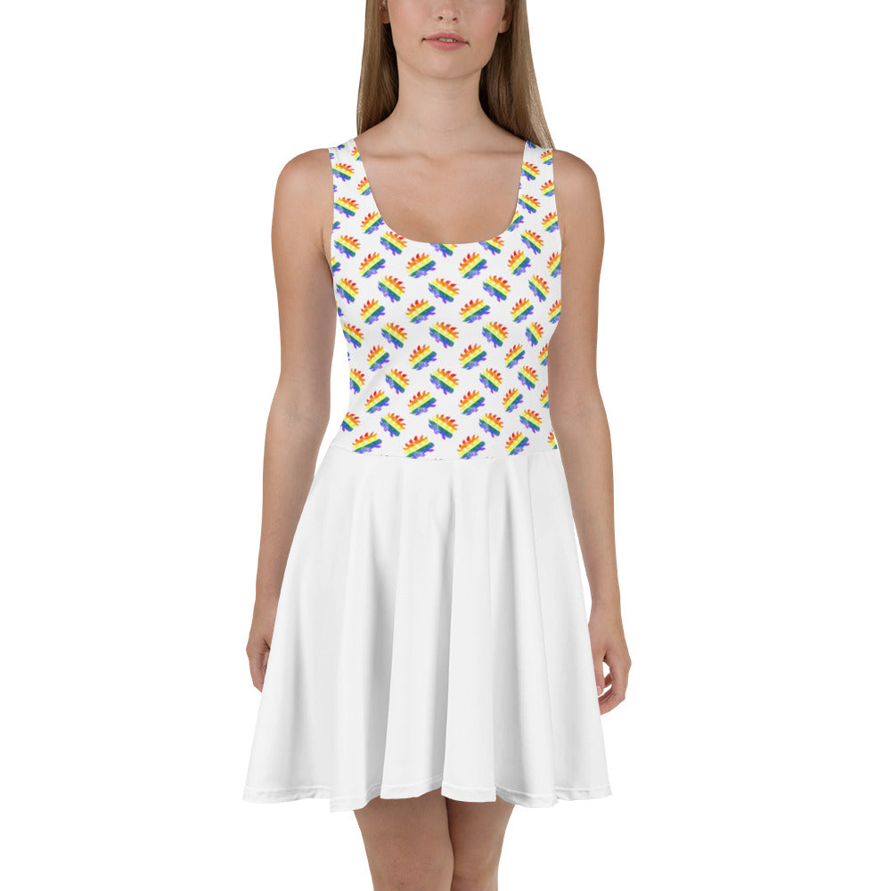 LGBTQ Pride Porcupine Skater Dress