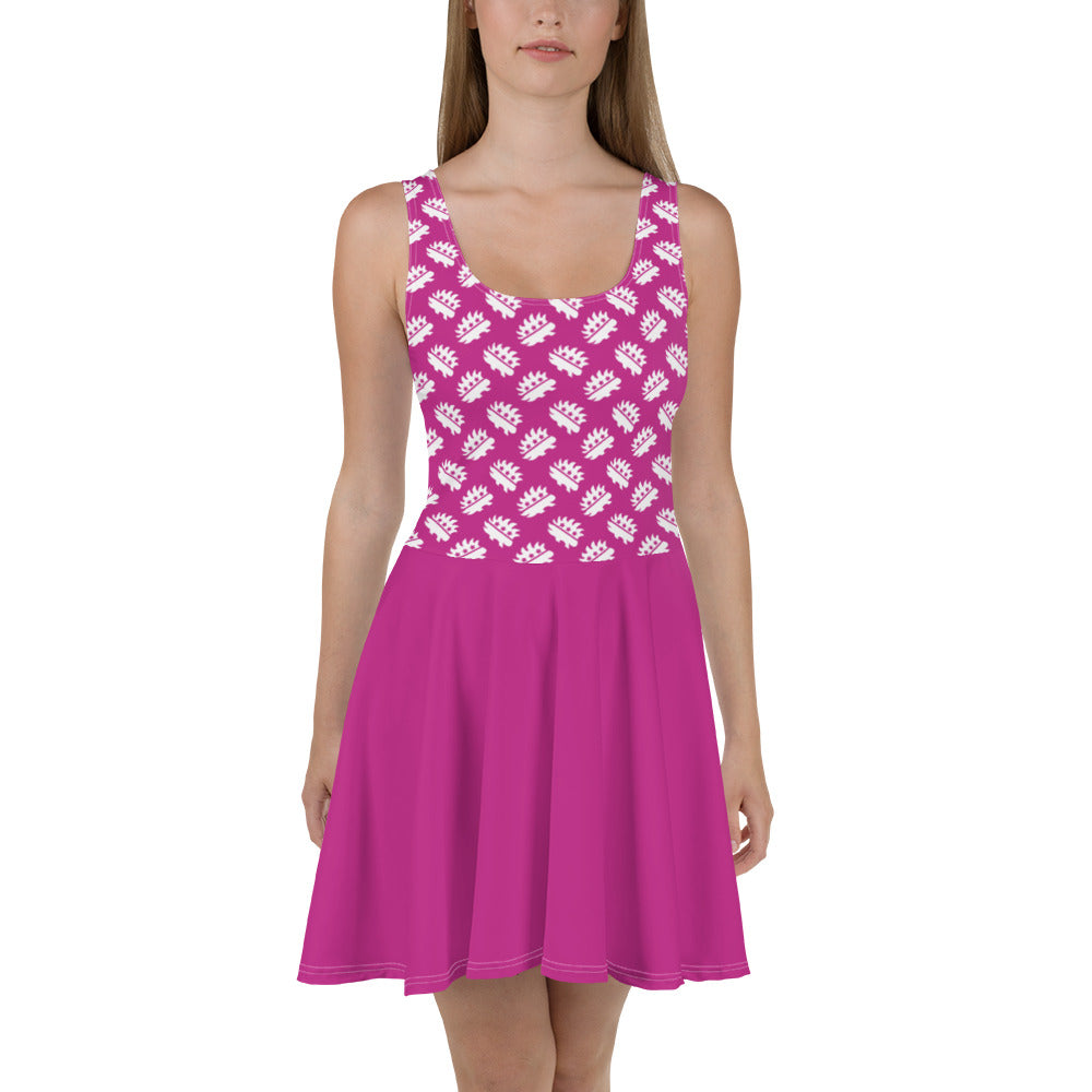 Pink Porcupine Skater Dress