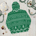 AnarchoChristian No King but Christ Unisex Ugly Christmas Sweater Hoodie