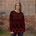 No KIng but Christ Ugly Christmas Unisex Sweatshirt