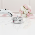 Assassin's Promise Ring Set (Women)- 14k Yellow Gold Video Game Inspired Rings