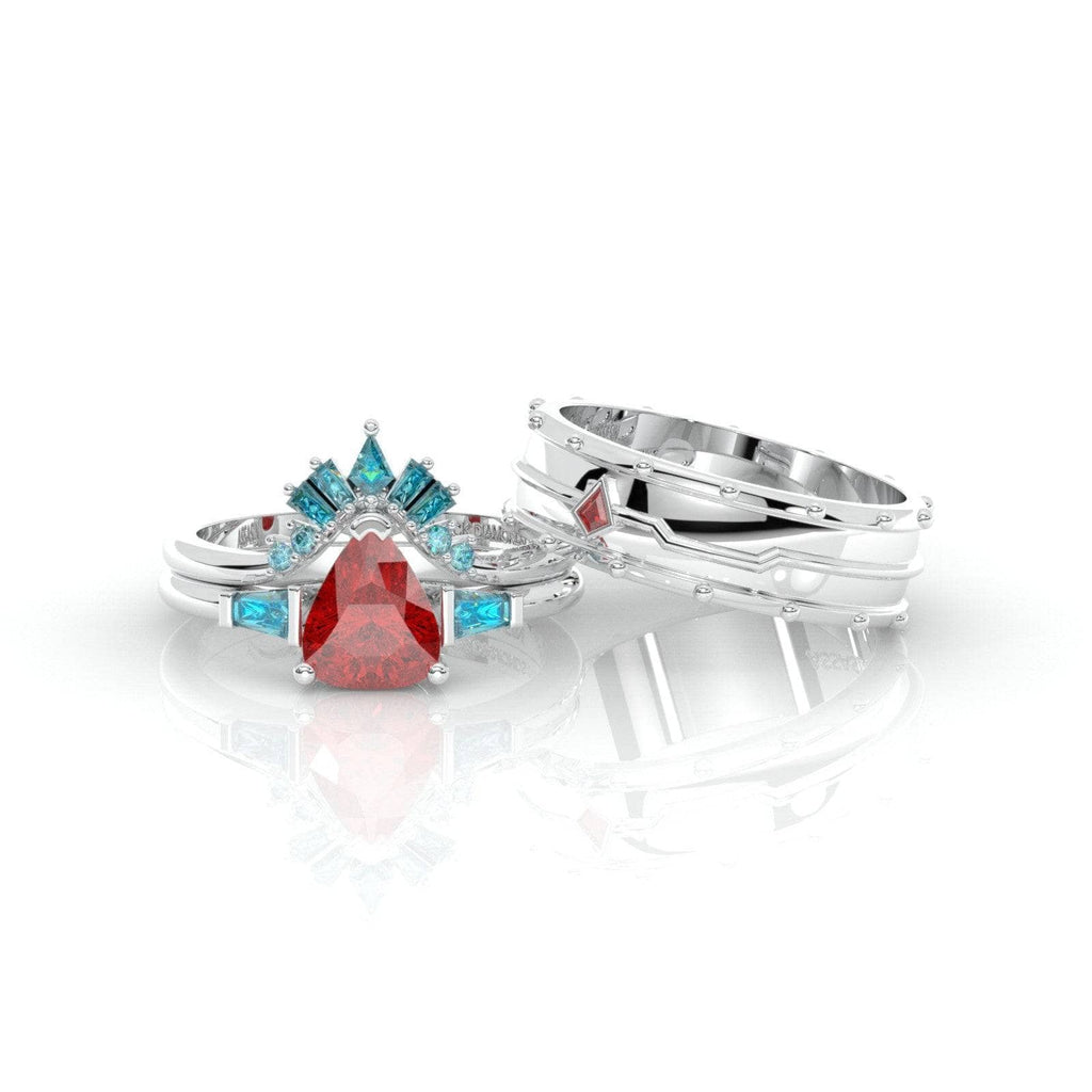 Assasin's Romance Engagement Ring (Women)- 14k Yellow Gold Video Game Inspired Rings