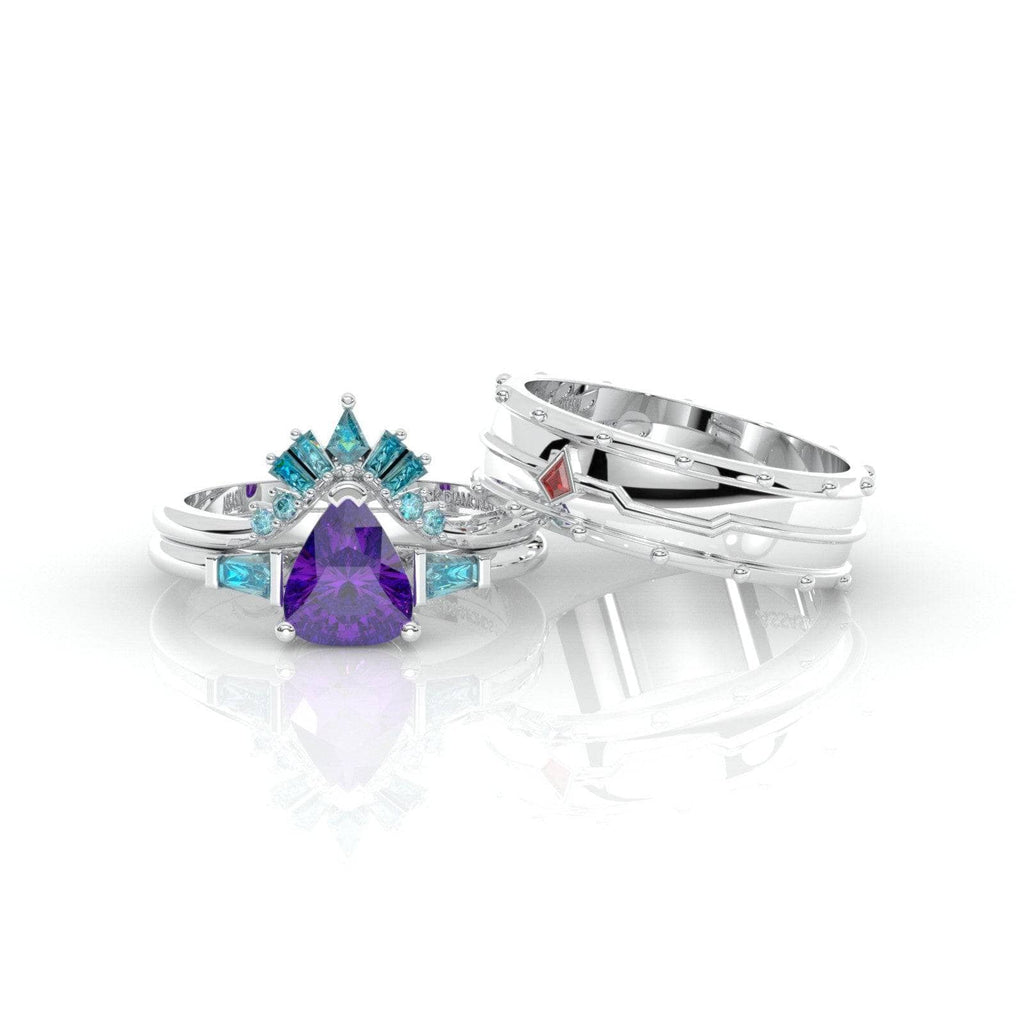 Assasin's Romance Engagement Ring (Women)- 14k Yellow Gold Video Game Inspired Rings